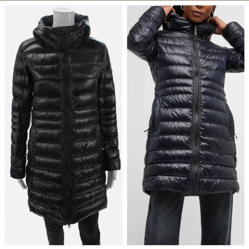 Authentic Canada Goose Long Quilted Cypress Hooded Coat Jacket Small